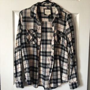 Black and white flannel